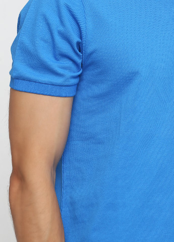 Синяя футболка-поло для мужчин Madoc Jeans однотонная