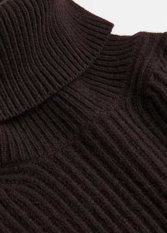 Коричневий зимовий светр H&M