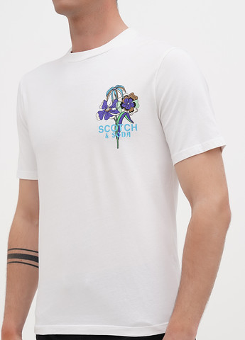 Біла футболка Scotch&Soda