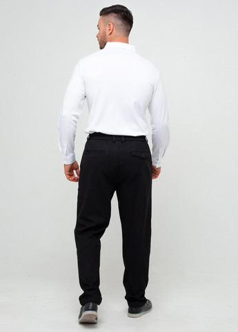 Белая кэжуал рубашка однотонная K.O.R