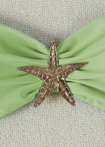 Салатовий літній купальник (ліф, трусики) балконет, роздільний SHEIN