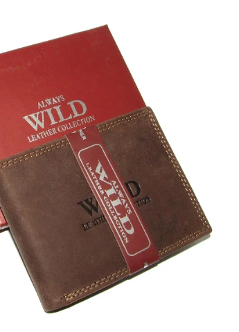 Кошелек мужской N1187-MHU BROWN Always Wild (253933027)