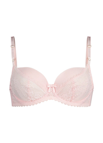 Светло-розовый бюстгальтер Hunkemoller с косточками полиамид, кружево