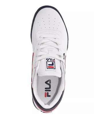 Белые демисезонные кроссовки Fila