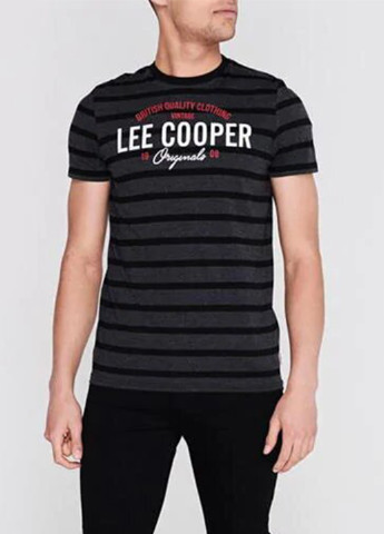 Темно-сіра футболка Lee Cooper