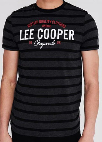 Темно-сіра футболка Lee Cooper