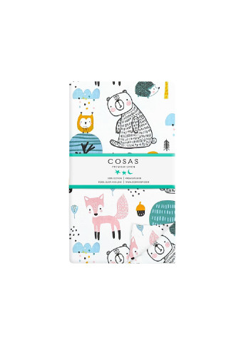 Підліткова постільна білизна ANIMALS FOREST SKY (підковдра 160х220 см, наволочка 50х70 см, простирадло 155х240 см) Cosas (251801328)