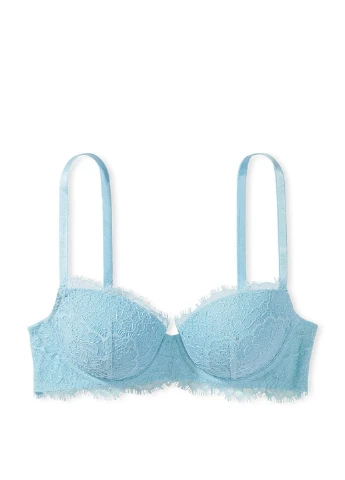 Голубой корбей бюстгальтер Victoria's Secret с косточками полиамид