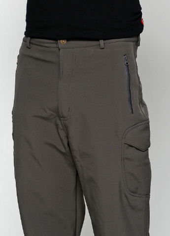 Серые спортивные зимние прямые брюки ML-Tactical
