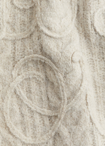 Светло-бежевый зимний джемпер джемпер H&M