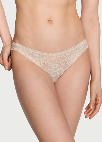 Бежевий демісезонний комплект (бюстгальтер, трусики) Victoria's Secret