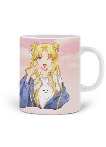 Кружка Сейлор Мун (Sailor Moon) 330 мл горнятко керамічне (20259-2925) MobiPrint (224806242)