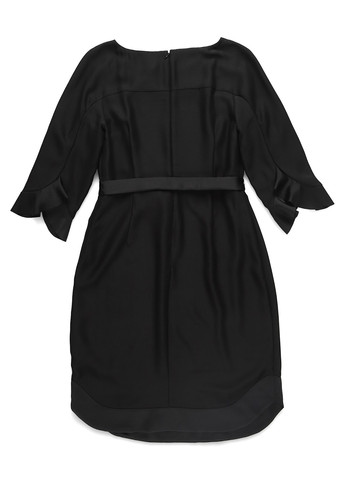 Черное кэжуал платье а-силуэт Banana Republic однотонное