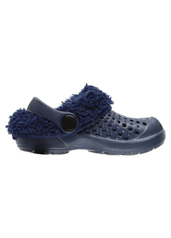 Индиго сабо Chicco с перфорацией, с мехом