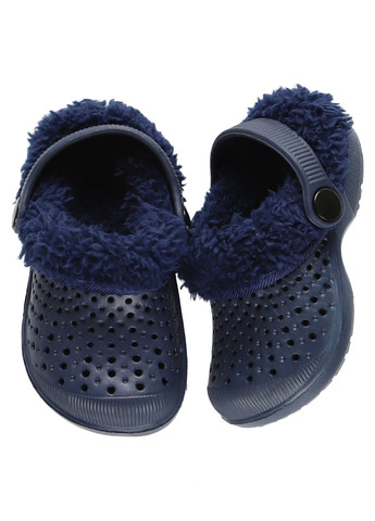 Индиго сабо Chicco с перфорацией, с мехом