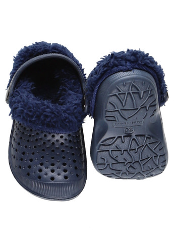 Индиго сабо Chicco с перфорацией, с мехом