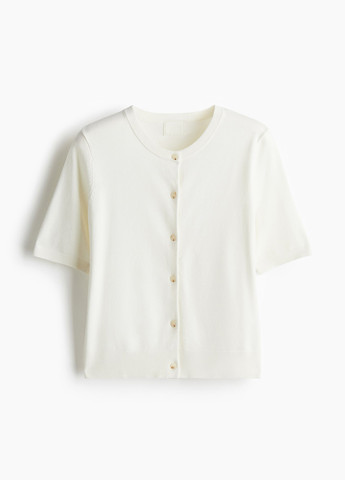 Кремовый демисезонный кардиган H&M