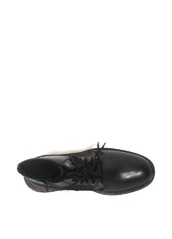 Черные осенние ботинки берцы Versace