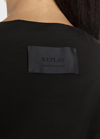 Чорна кежуал сукня Replay однотонна