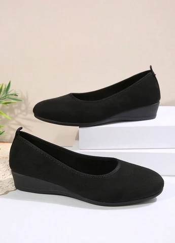 SHEIN Туфлі туфлі-човники чорний з текстиль, китай — демісезон (346167597)