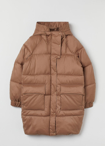 Світло-коричнева зимня куртка H&M