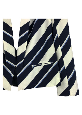 Цветной женский женский пиджак с вырезом на спине Finders Keepers полосатый - демисезонный