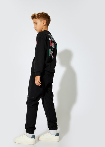 Черные спортивные демисезонные брюки джоггеры KOTON