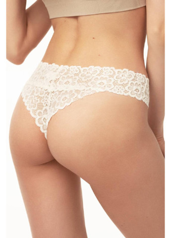 Бразиліани з V-подібною конструкцією з мережива білі Martina L5155B-M Luna (253197714)