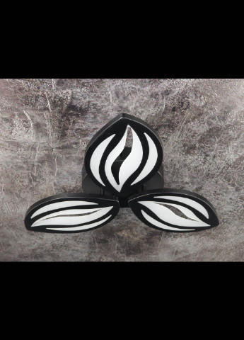 Люстра потолочная LED с пультом A2325/3-bk Черный 9х45х45 см. Handmade (234537968)