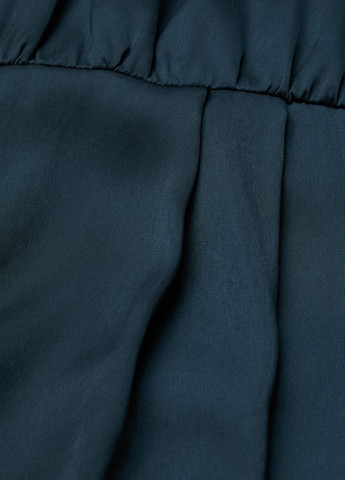 Комбинезон H&M комбинезон-брюки однотонный тёмно-синий кэжуал атлас, полиэстер