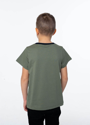 Оливковая летняя футболка Vidoli