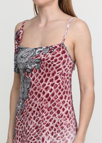 Комбінована кежуал платье Софі з абстрактним візерунком