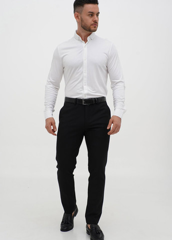 Белая классическая рубашка однотонная Trend Collection