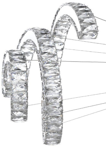 Люстра светодиодная подвесная BR-982S/72W RM led Brille (253887325)