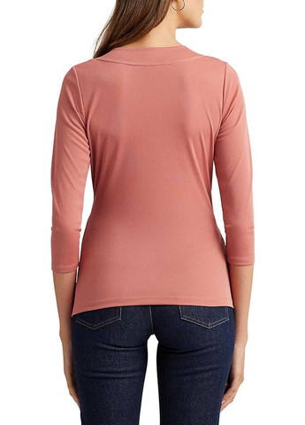 Терракотовая блузка на запах Ralph Lauren