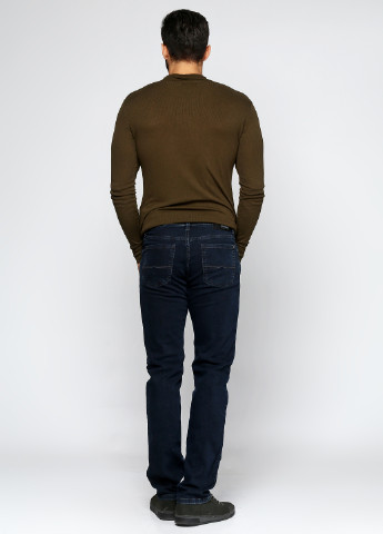 Темно-синие демисезонные со средней талией джинсы Pioneer