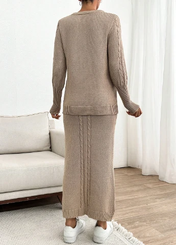 Костюм (светр, спідниця) SHEIN (342405957)
