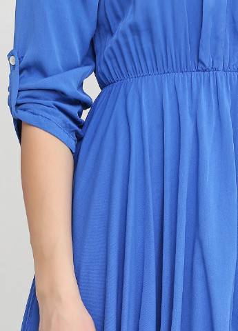 Синее кэжуал платье New Collection однотонное