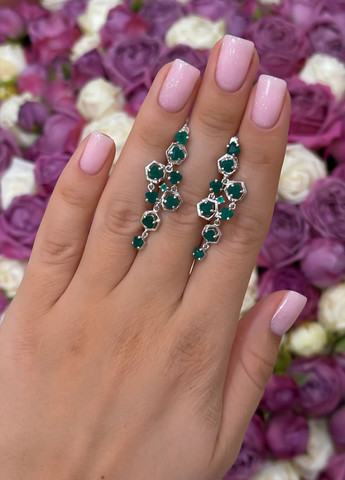 Серьги Silver Flame (307258435)