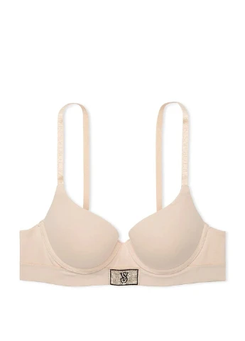 Бежевый демисезонный комплект (бюстгальтер, трусики) Victoria's Secret