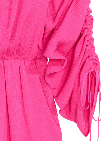 Комбинезон H&M комбинезон-шорты однотонный розовый кэжуал
