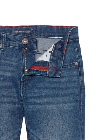 Синие демисезонные прямые джинсы Tommy Hilfiger