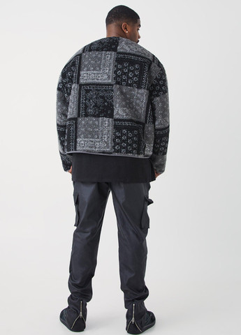 Черные кэжуал демисезонные карго брюки Boohoo