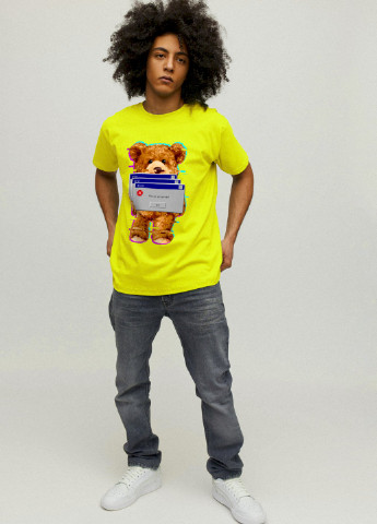 Желтая футболка мужская YAPPI