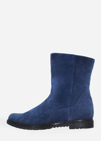 Зимние ботинки rg18-56027-11 синий Gampr из натуральной замши