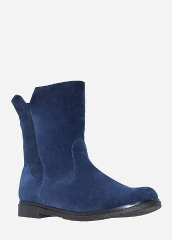 Зимние ботинки rg18-56027-11 синий Gampr из натуральной замши