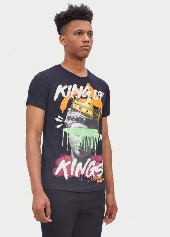 Чорна футболка Aeropostale King Of Kings QS18001