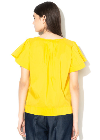 Желтая летняя блуза United Colors of Benetton