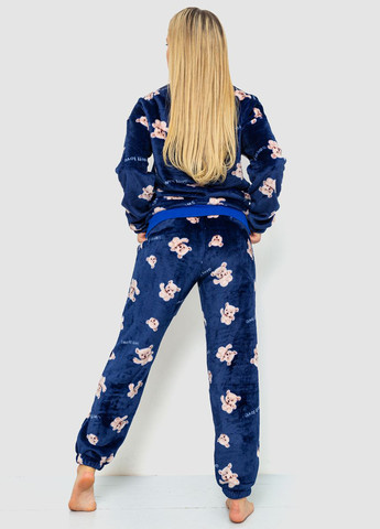 Темно-синяя демисезонная пижама (свитшот, брюки) свитшот + брюки Ager