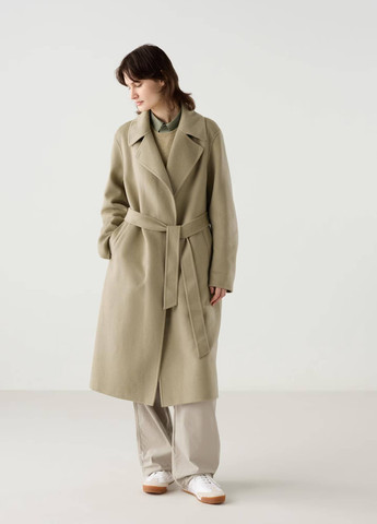 Бежеве демісезонне Пальто Uniqlo